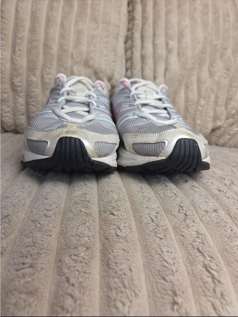 Nike Air Tri D Running Shoes Silver Pink Sneakers Women's Size 9 - Picture 4 of 10